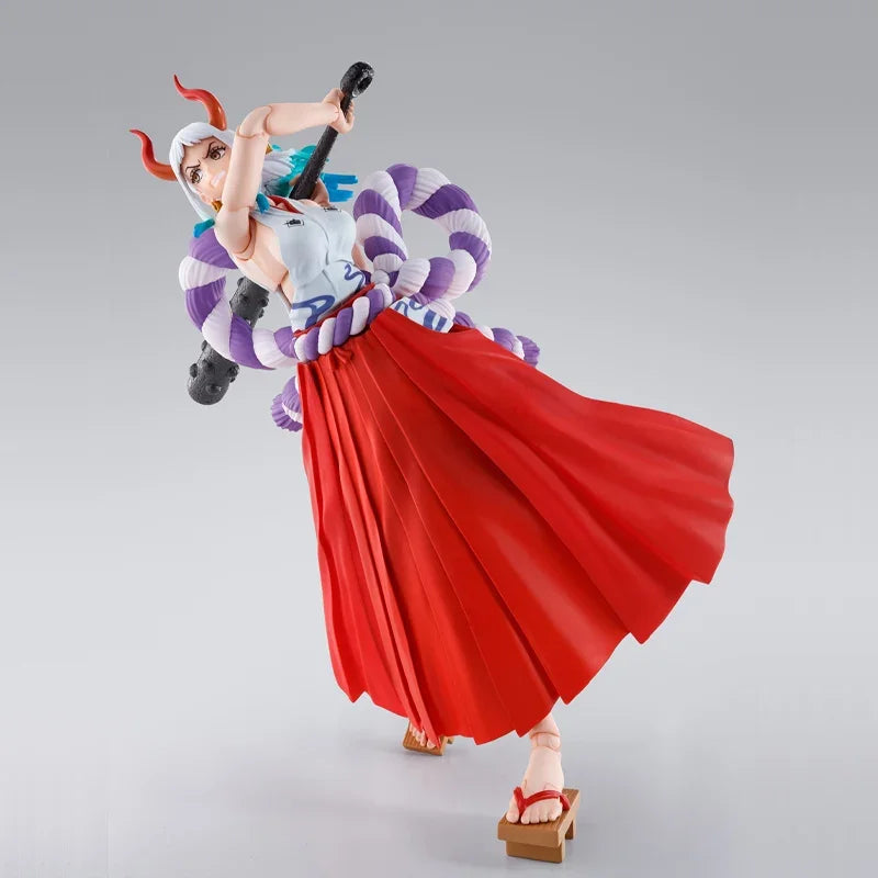 【IN STOCK】Original Bandai S.H.Figuarts One Piece Yamato Wano Country 15.5cm Action Figure Collectible Model Toy Gift