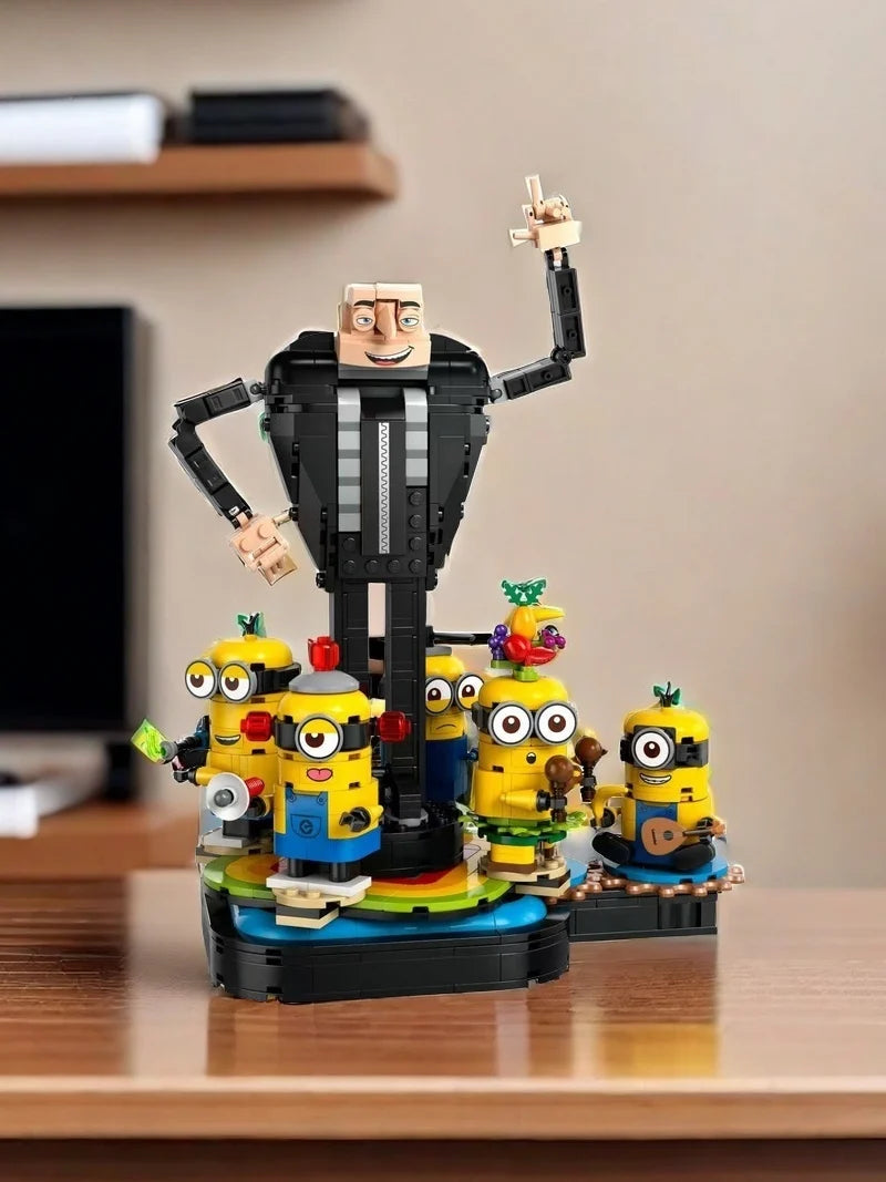 75582pcs LEGO Despicable Me 4 building blocks assemble Gru and Minions Toys