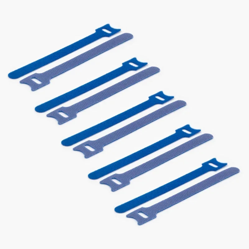 10/30/50pcs Releasable Cable Ties Durable Soft Nylon Strap Reusable Velcro Cable Ties Organizer Tool Velcro Self-Adhesive Tapes