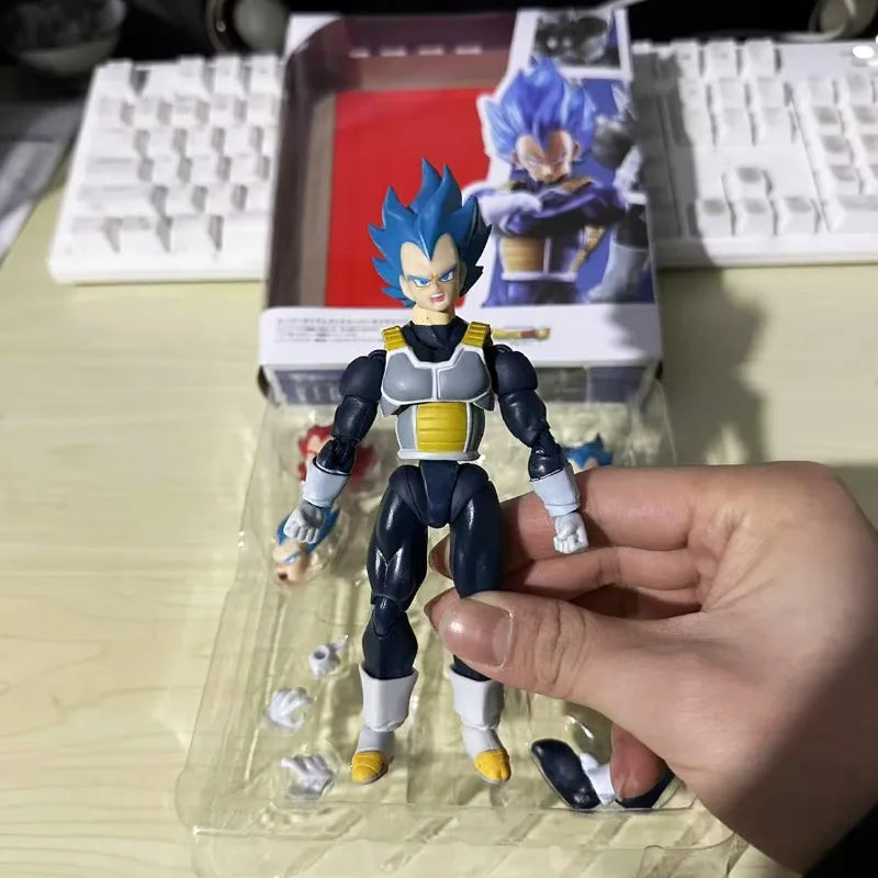 Anime Super Dragon Ball Shf Ultra Mistic Vegeta Bejita Movable Action Figure