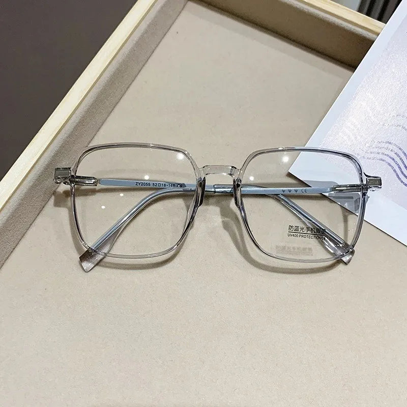 Square Anti-Radiation UV400 Replaceable Lenses Computer Glasses for Women and Men