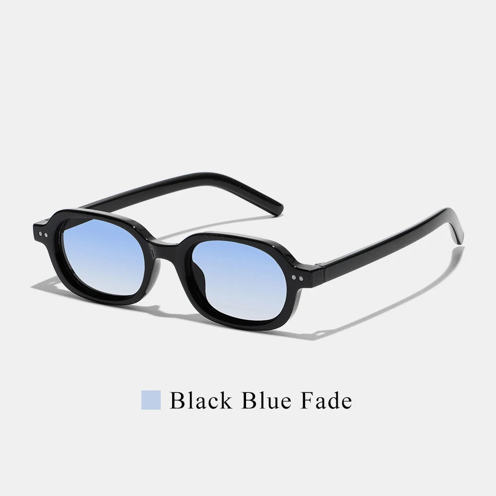 Retro Small Oval Sunglasses Women Men UV400 Fashion Shades Vintage Style Beach Travel Street Driving Outdoor Sun Glasses