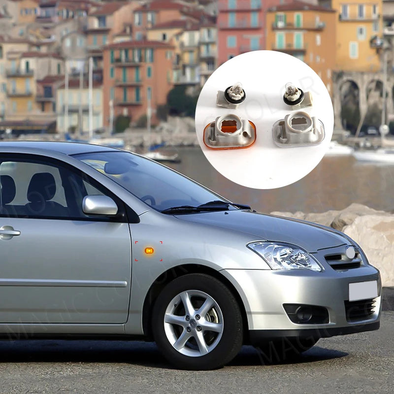 Car Front Bumper Side Marker Turn Signal Lamp For TOYOTA Corolla 2004 2005 2006 Vios Axp4 Scp4 2002 2003 2004 2005 2006 12V