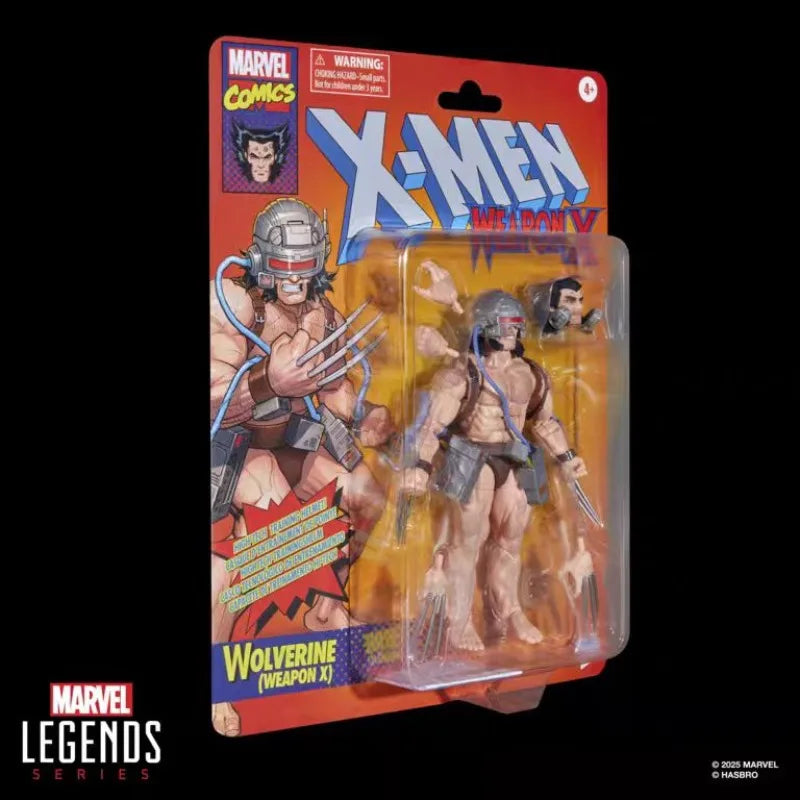 Original Hasbro Marvel Legends Series X-MAN WOLVERINE Anime Figure Toy Collection Model