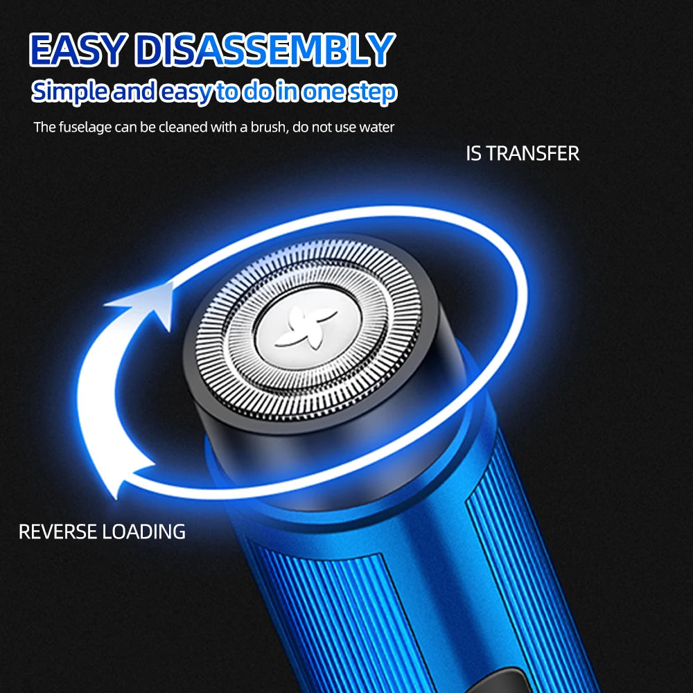 Men's Mini Electric Shaver Rechargeable Razor Epilator Women's Shaving Machine