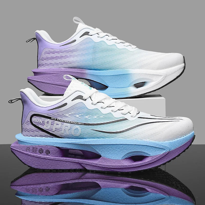 Men Running Shoes Carbon Board Marathon Speciality Sports Casual Men's Sneakers Breathable Women's Comfortable Athletic Sneakers