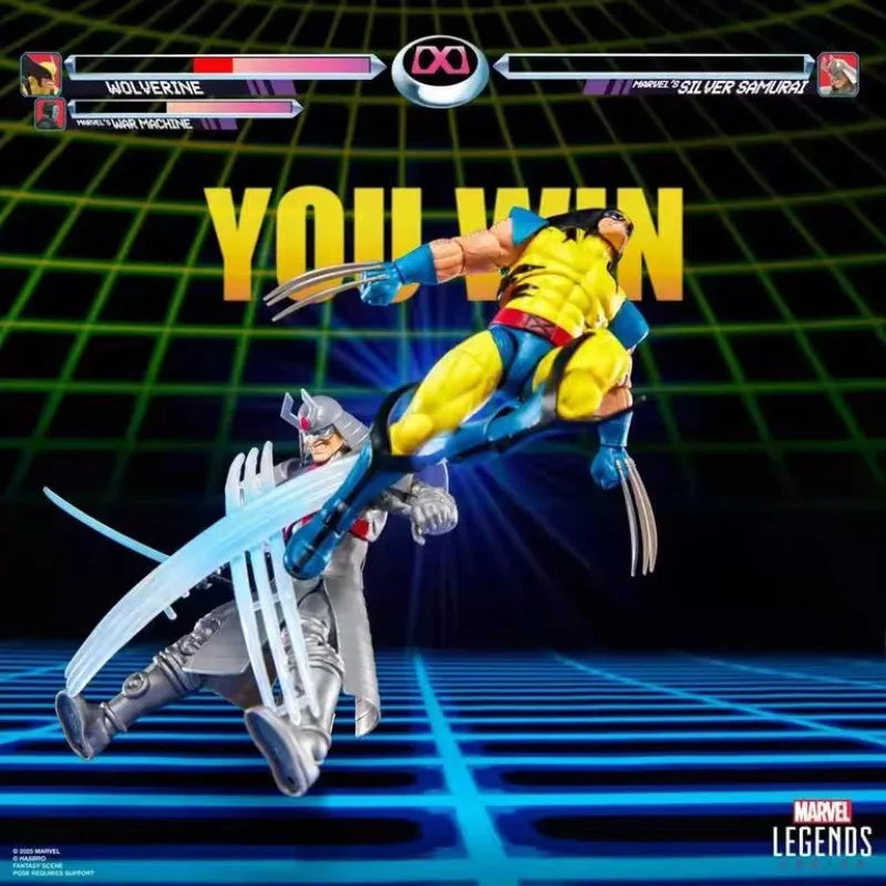 Original Hasbro Marvel Legends Series Gamerverse Wolverine Vs Silver Samurai/War Machine Vs Omega Red Action Figure Toys Model