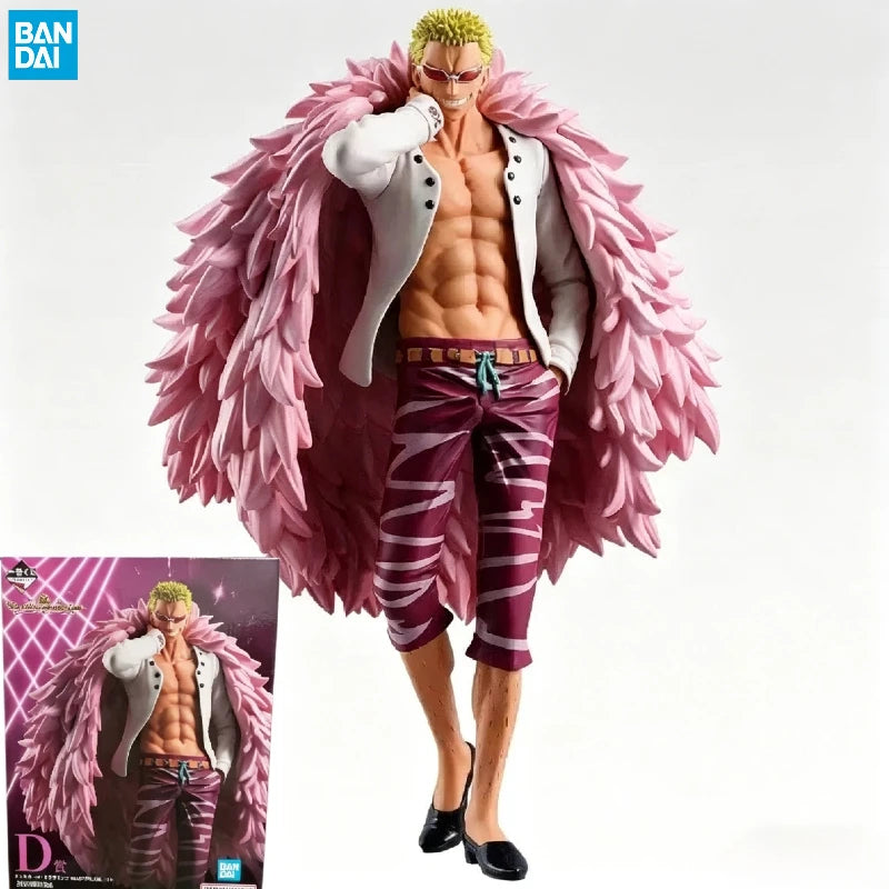 【IN STOCK】Original Bandai Ichiban Kuji One Piece The Unbreakable Law D Prize Donquixote Doflamingo MASTERLISE Figure