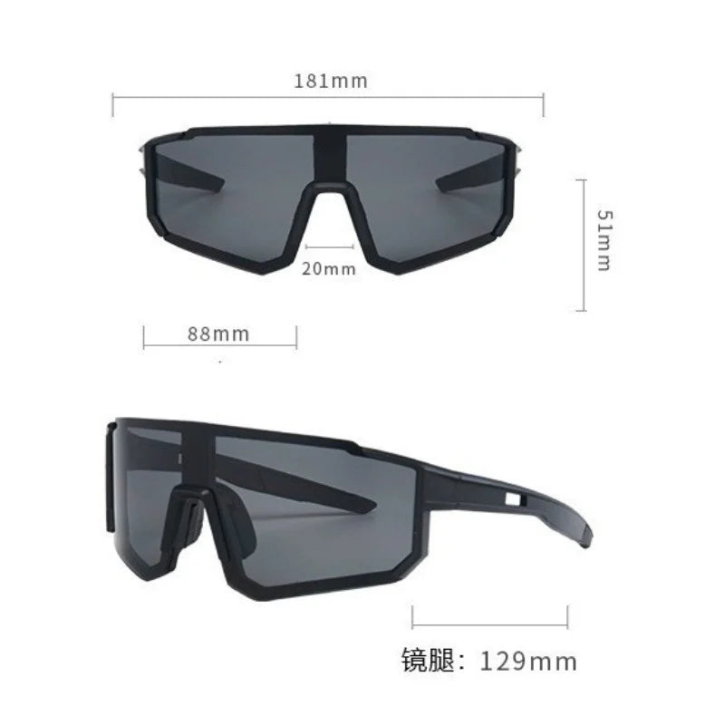 9pcs Cycling Glasses Mountain Bicycle Glasses Road Bike Cycling Eyewear Men Women Outdoor Sports Cycling Sunglasses