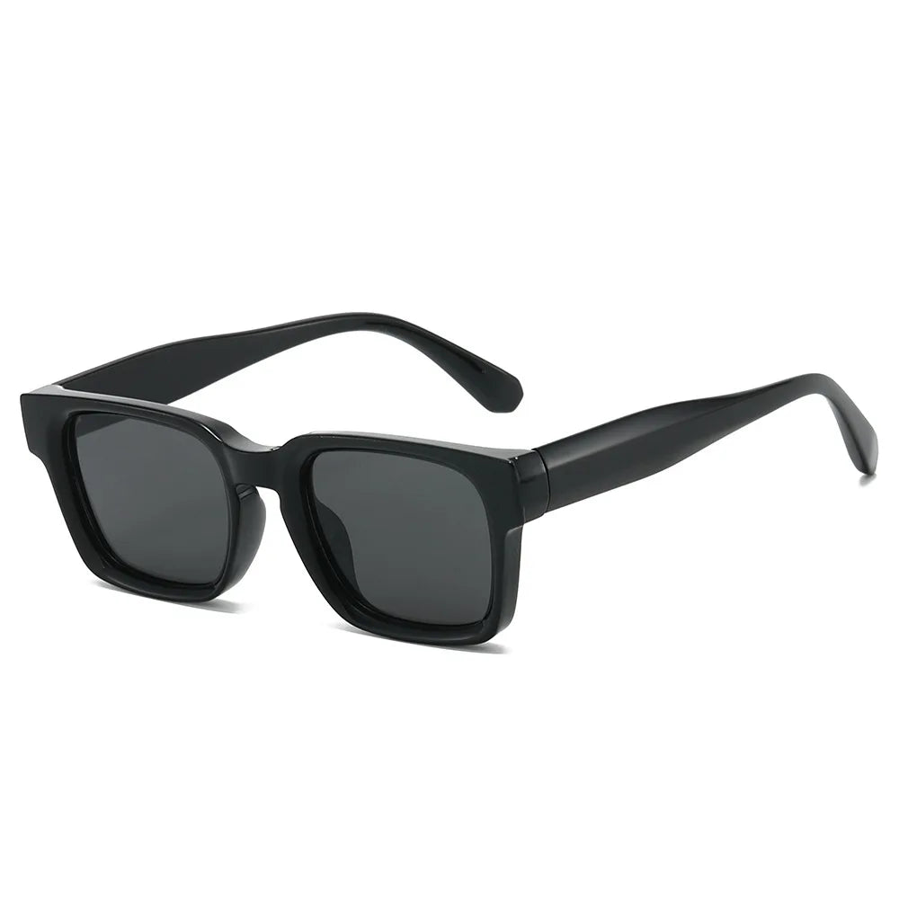 JNPCXI New Fashion Square Women Sunglasses Light Yellow Shades UV400 Vintage Punk Men Trending Sun Glasses