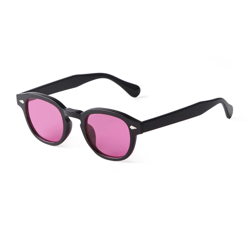 JNPCXI Fashion Gradient Blue Round Sunglasses for Women Men Vintage Tortoise Square Sun Glasses Lunettes De Soleil