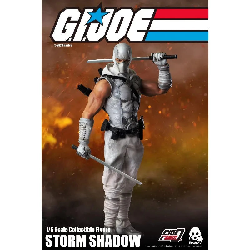 Original Hasbro Threezero FigZero G.I. Joe Series 1/6 STORM SHADOW Action Toy Figure Mode Ornaments