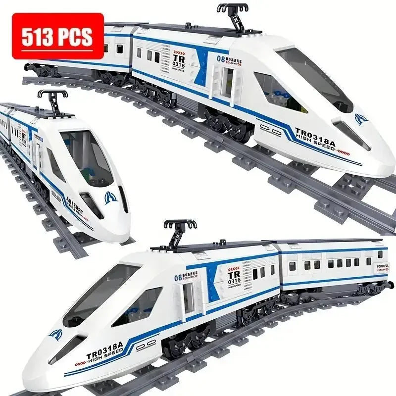 Technical Train Maintenance Advanced Model CityRail Tracks Building Blocks Toys
