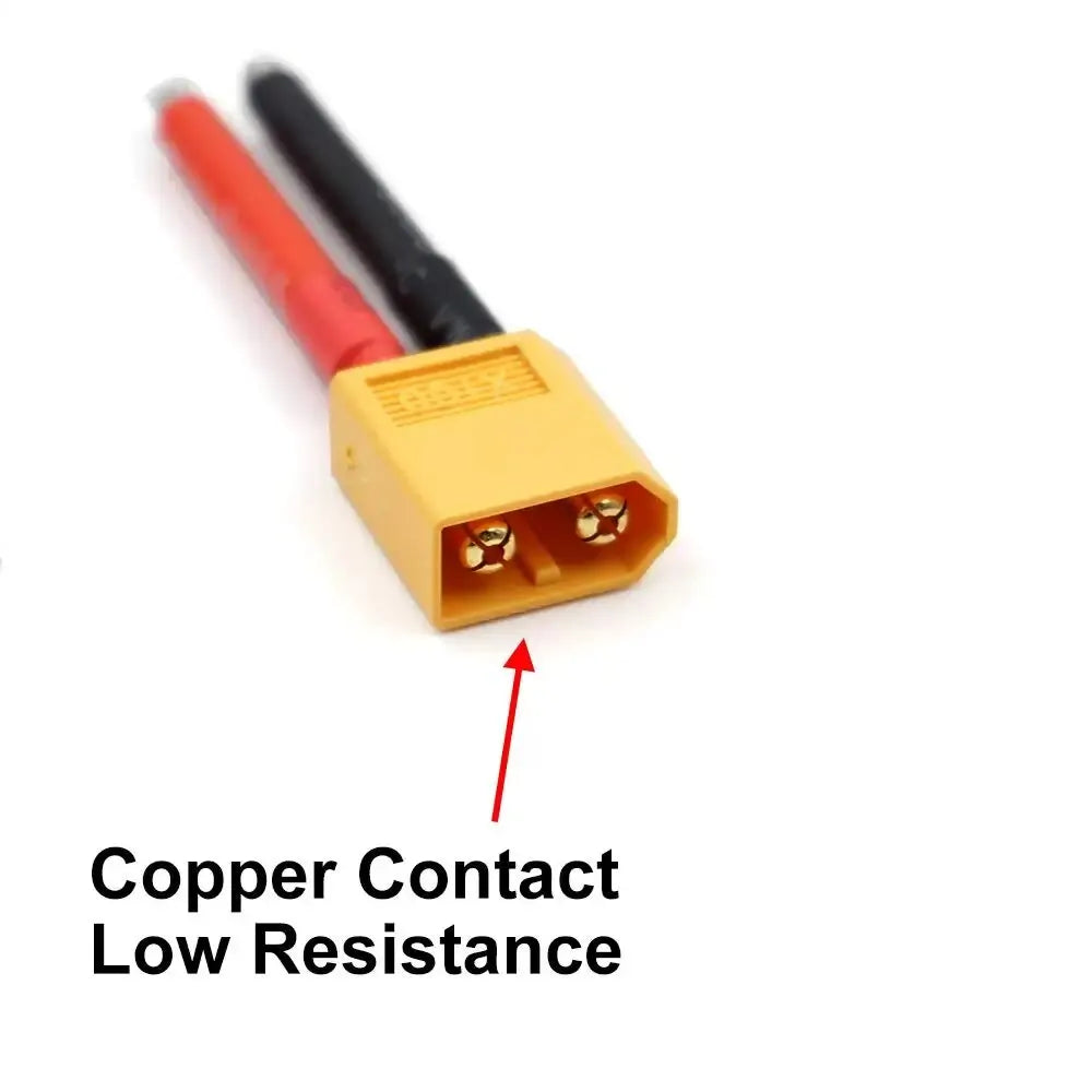 1/2 Pair XT60 Plug Female and Male Connector with 12/14AWG Silicon Wire for RC Lipo Battery Cable Drone