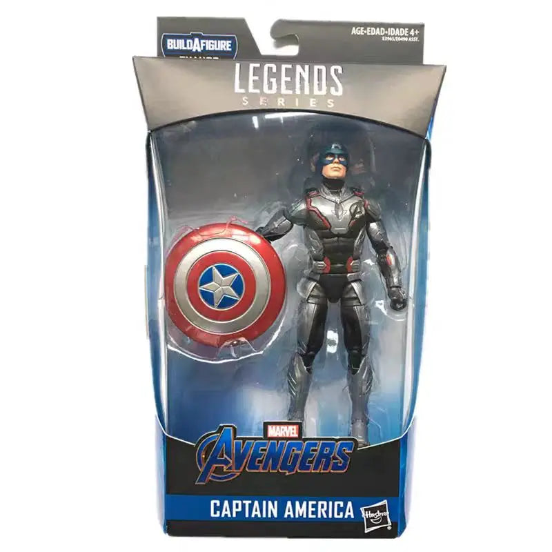 Original Hasbro Marvel Legends Series CAPTAIN AMERICA Anime Figure Toys Collection Ornaments