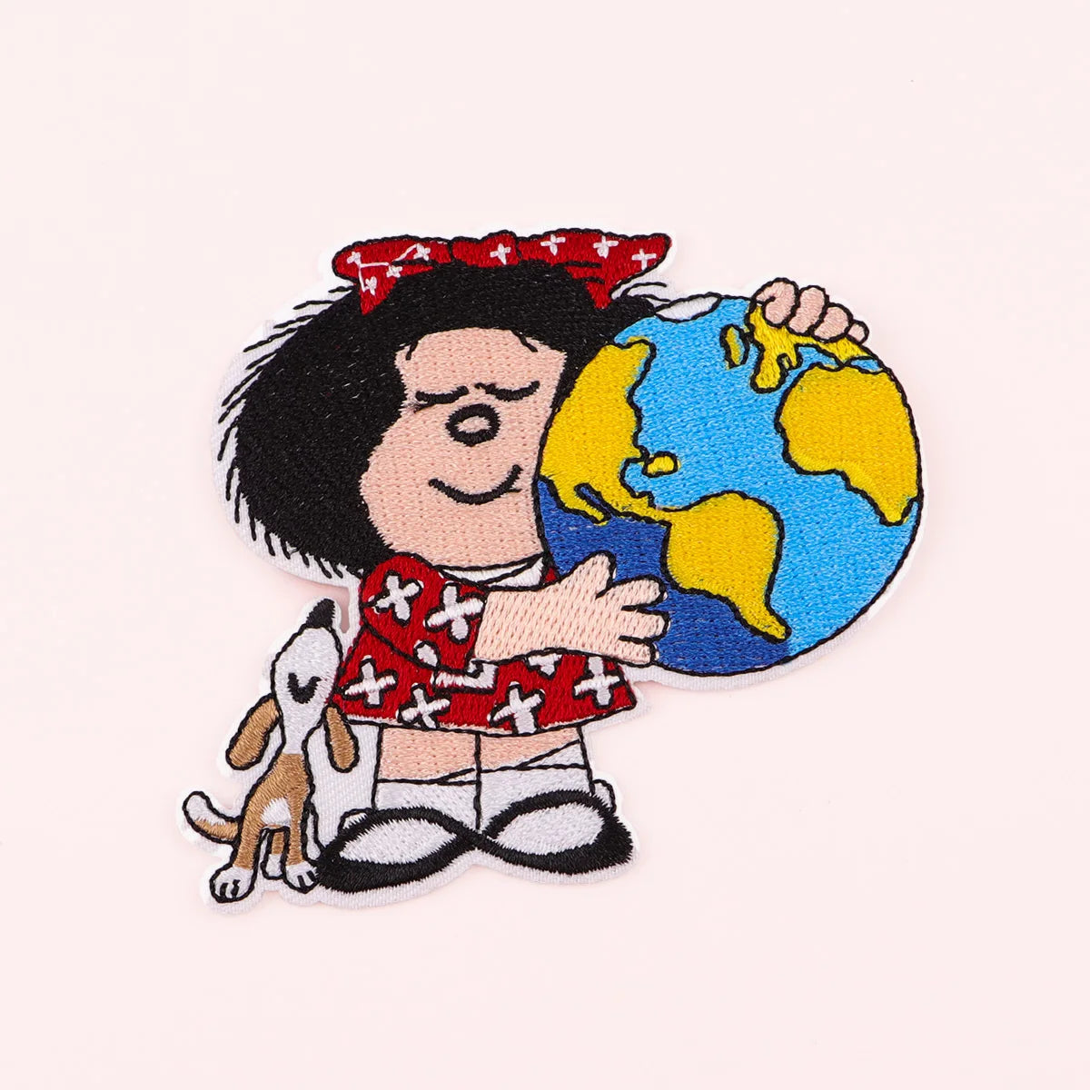 Cute Girl Iron On Patch Clothes Patch For Clothing Cartoon Embroidered Patch Garment Apparel Accessories Sewing Stickers