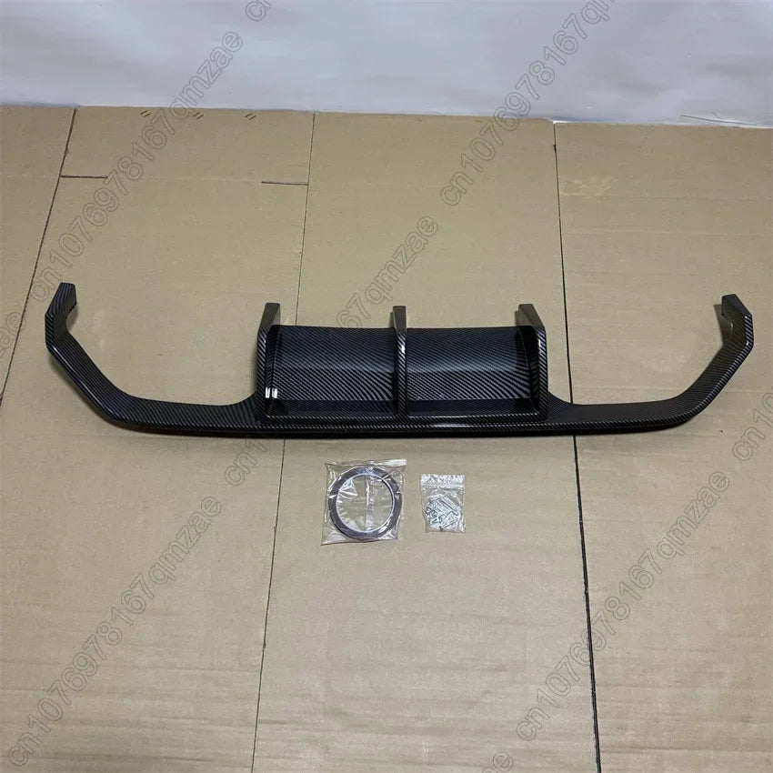 For BMW M3 F80 M4 F82 F83 2015-2020 Car Rear Bumper Diffuser Tail Splitter Spoilers Protector Guard Lip Body Kits Gloss Black