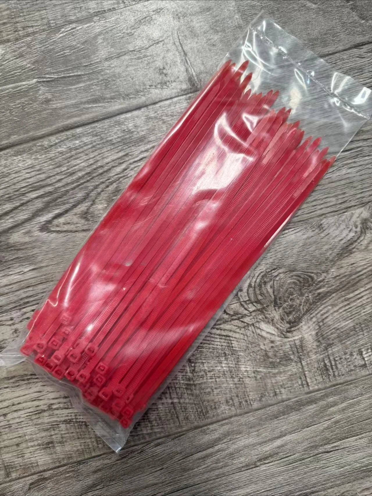 100PCS Colorful Self-Locking Nylon Cable Ties: Strong Multi-Color Zip Ties for Home Garden, Red Green Orange
