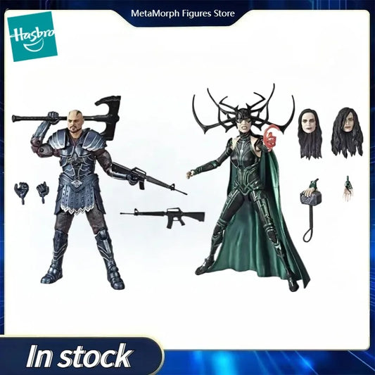 Original Hasbro Marvel Legends Series Hela Thor Figure Juice Girl Goddess of Death Skurge Action Figure Toys Model Collection