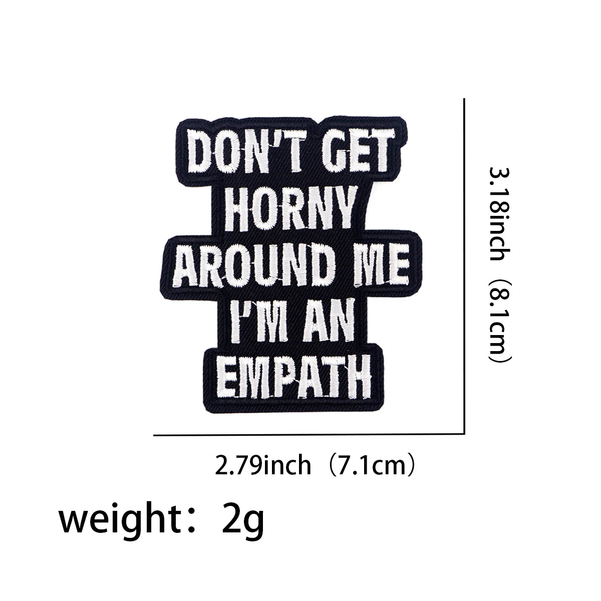 Letters Embroidery Patch Funny Quotes Iron On Patches For Clothing Thermoadhesive Patches On Clothes DIY Sew Badges
