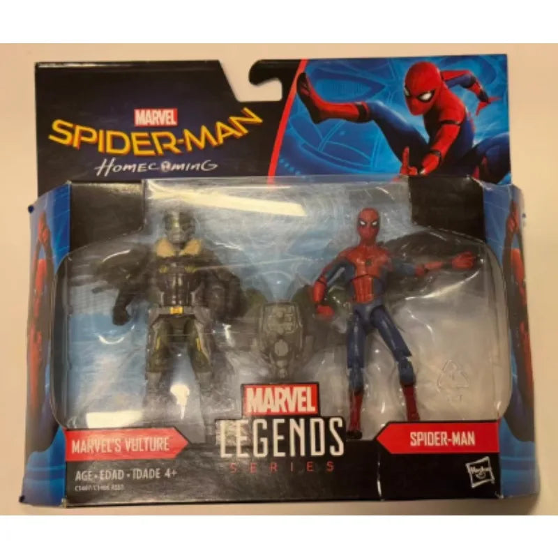 Original Hasbro Marvel Legends Series SPIDER-MAN No Way Home MARVEL'S VULTURE & SPIDER-MAN Anime Figure Toy Collection Gift