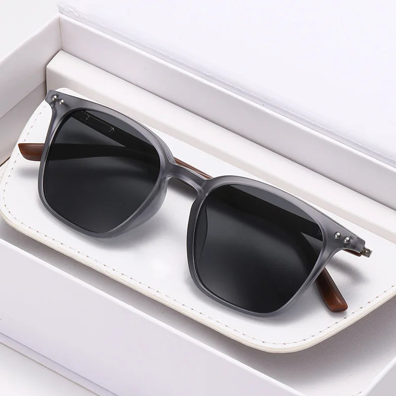 High Aesthetic Sunglasses Internet Famous Same Style UV Resistant Sunglasses Fashionable and Trendy Square Outdoor Sunglasses