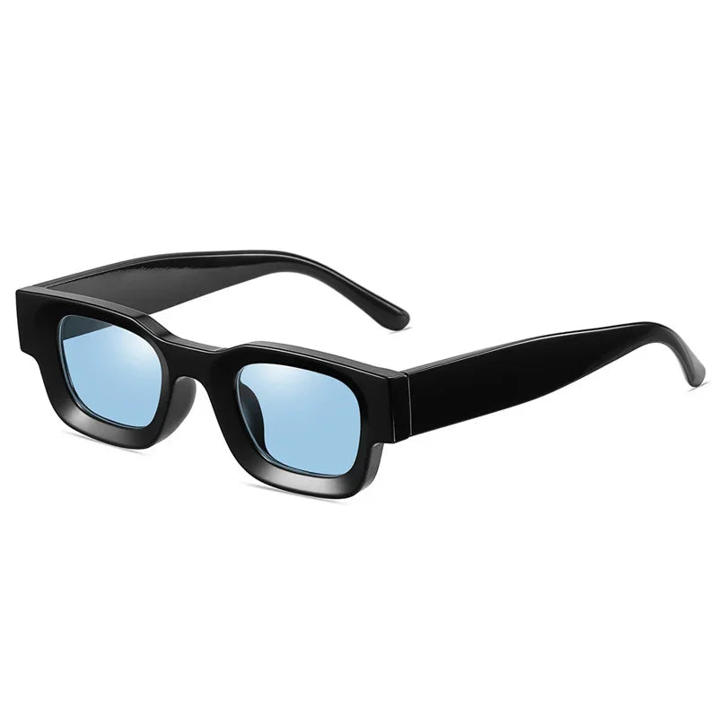 JNPCXI Polarized Ins Popular Fashion Small Square Sunglasses Women Retro Punk Shades Men Trending Sun Glasses UV400