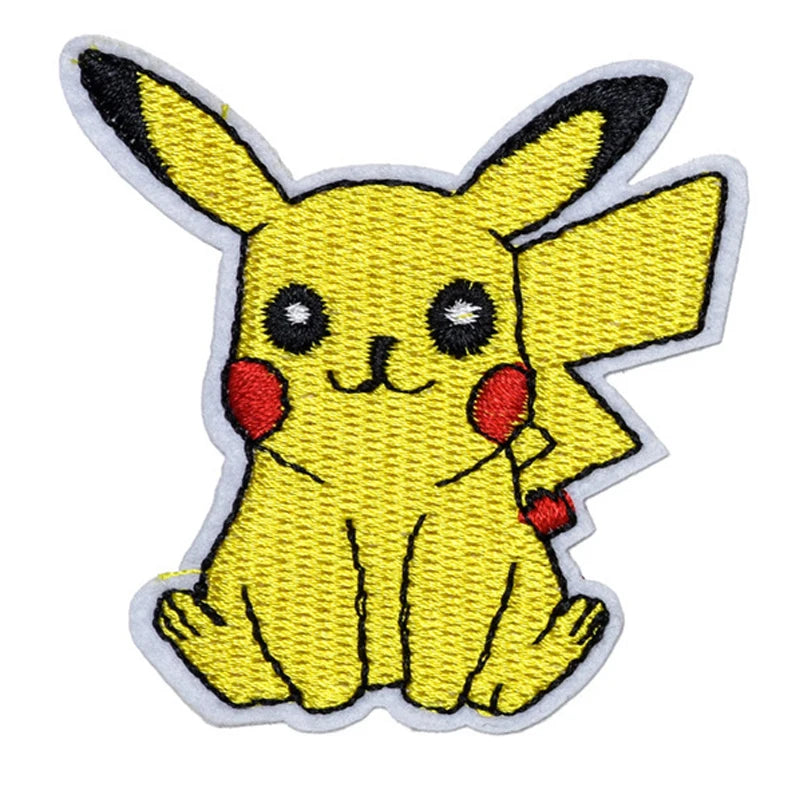 Kawaii Animals Patch Anime Game Embroidered Patches For Clothing DIY Iron on Patches For Clothes Cartoon Patch Stickers