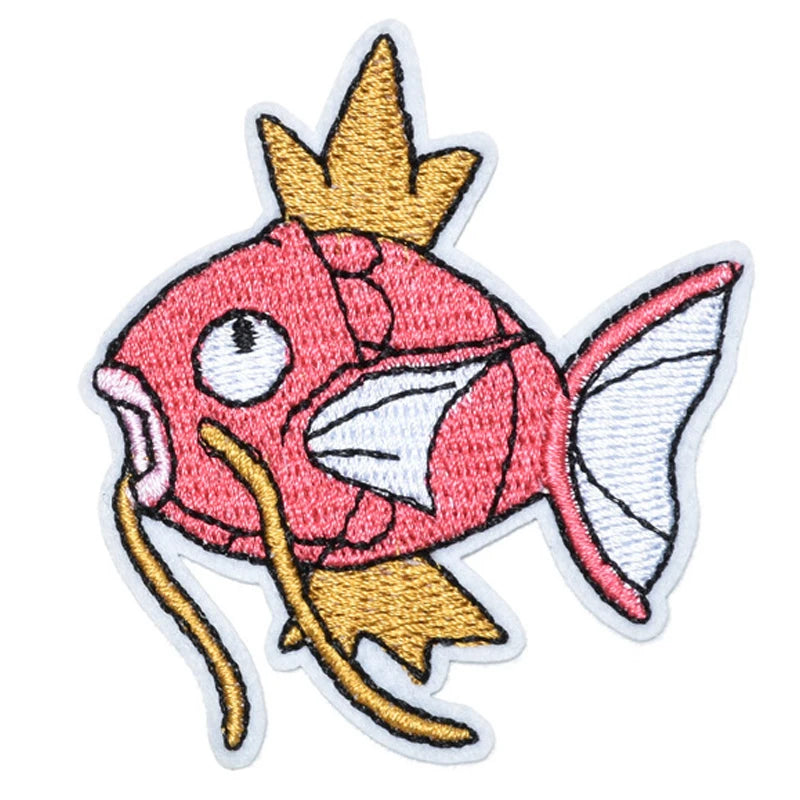Kawaii Animals Patch Anime Game Embroidered Patches For Clothing DIY Iron on Patches For Clothes Cartoon Patch Stickers