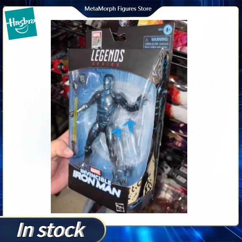 Original Hasbro Marvel Legends Series Invincible Iron Man Anime Figure Toys Collection Ornaments