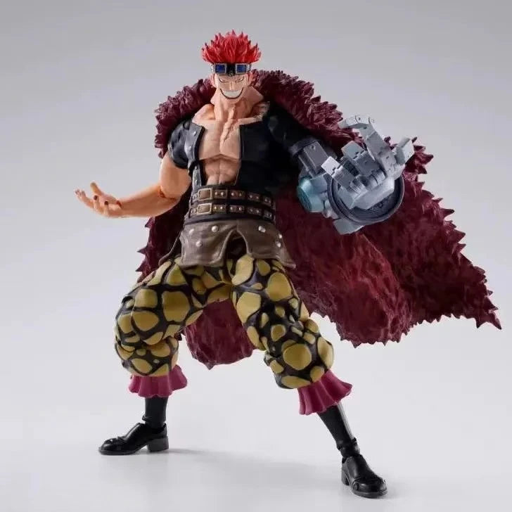 【IN STOCK】Original Bandai S.H.Figuarts One Piece Eustass Kid The Raid on Onigashima 15.5cm Action Figure Collectible Model