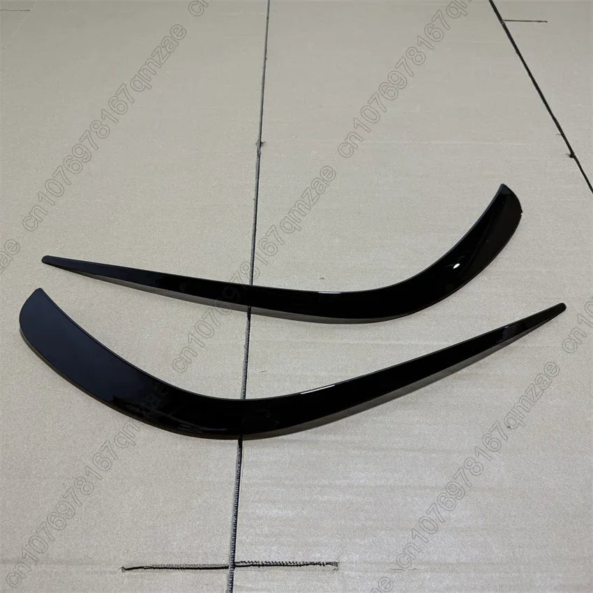 For Mercedes Benz CLA Class C118 X118 CLA35 AMG 2020-2024 Black Front Bumper Spoiler Side Splitter Air Vent Fog Lamp Grille Trim