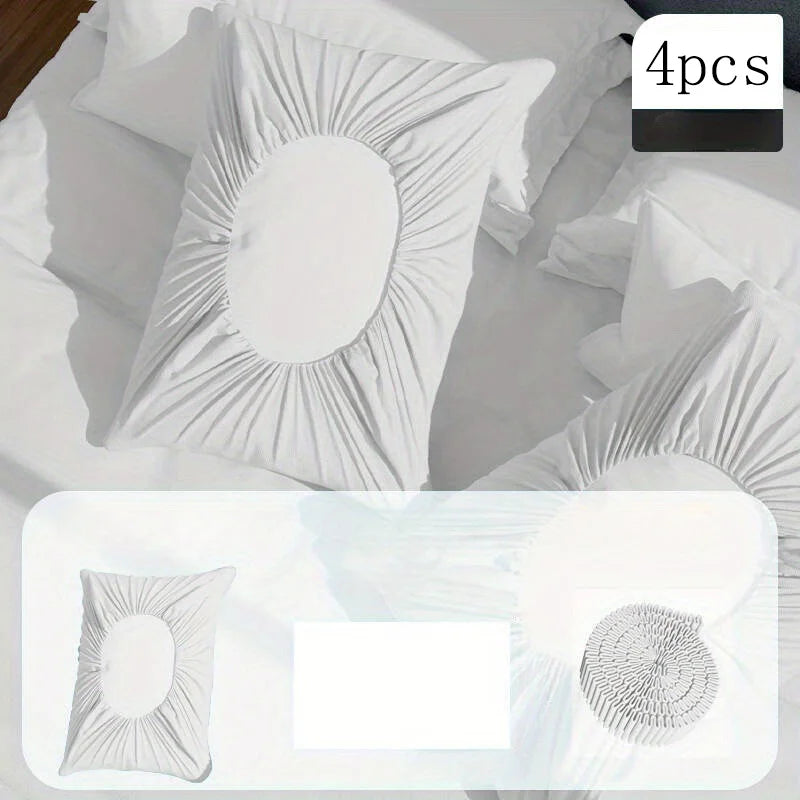 Disposable Pillowcase Set, Dirt-Proof & Breathable, Universal Fit for Hotel, Beauty Salon, Travel - No Pillow Core Included