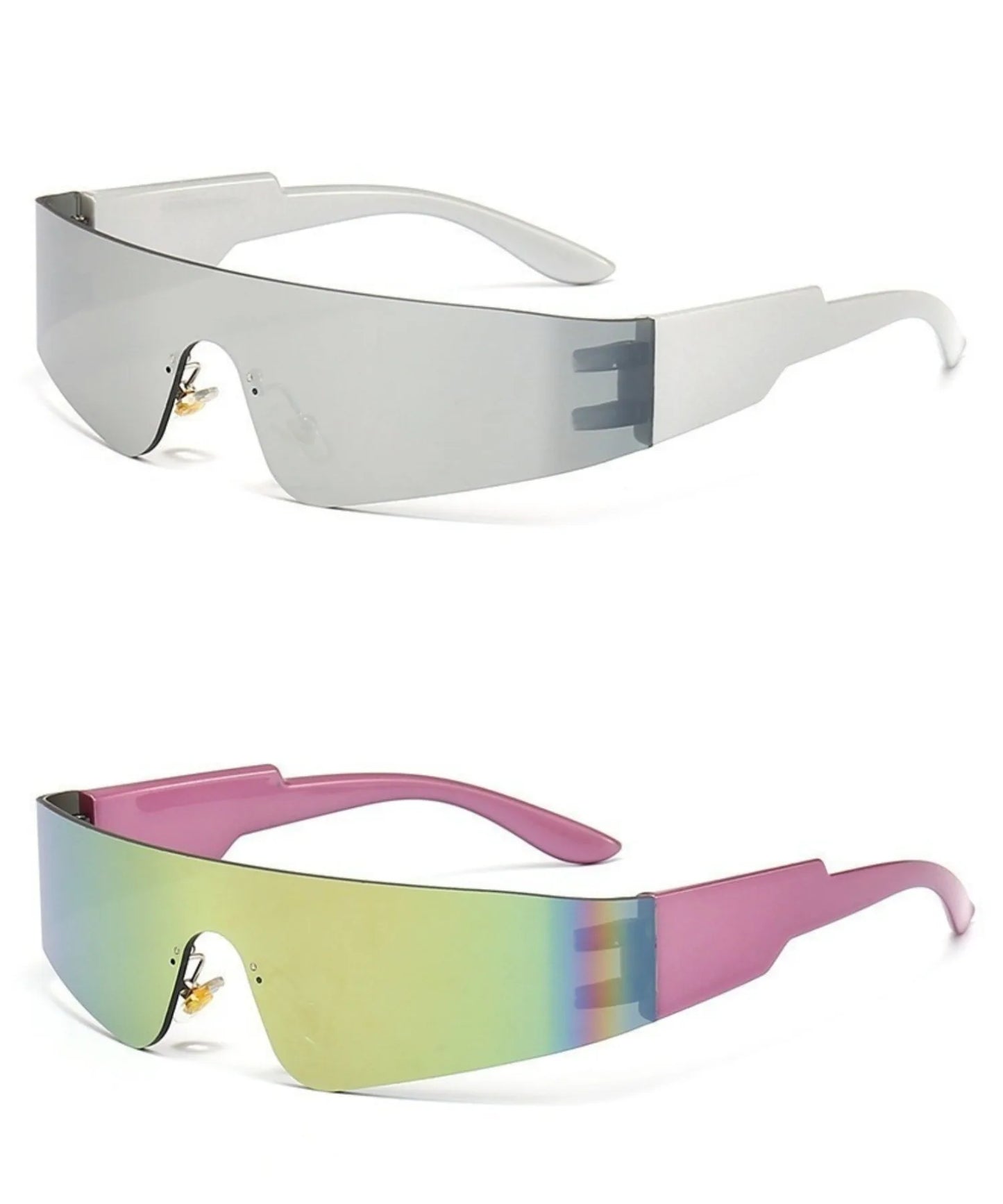 Y2K Sunglasses Eyewear Steampunk Sports Punk Goggles Fashionable  Future Style