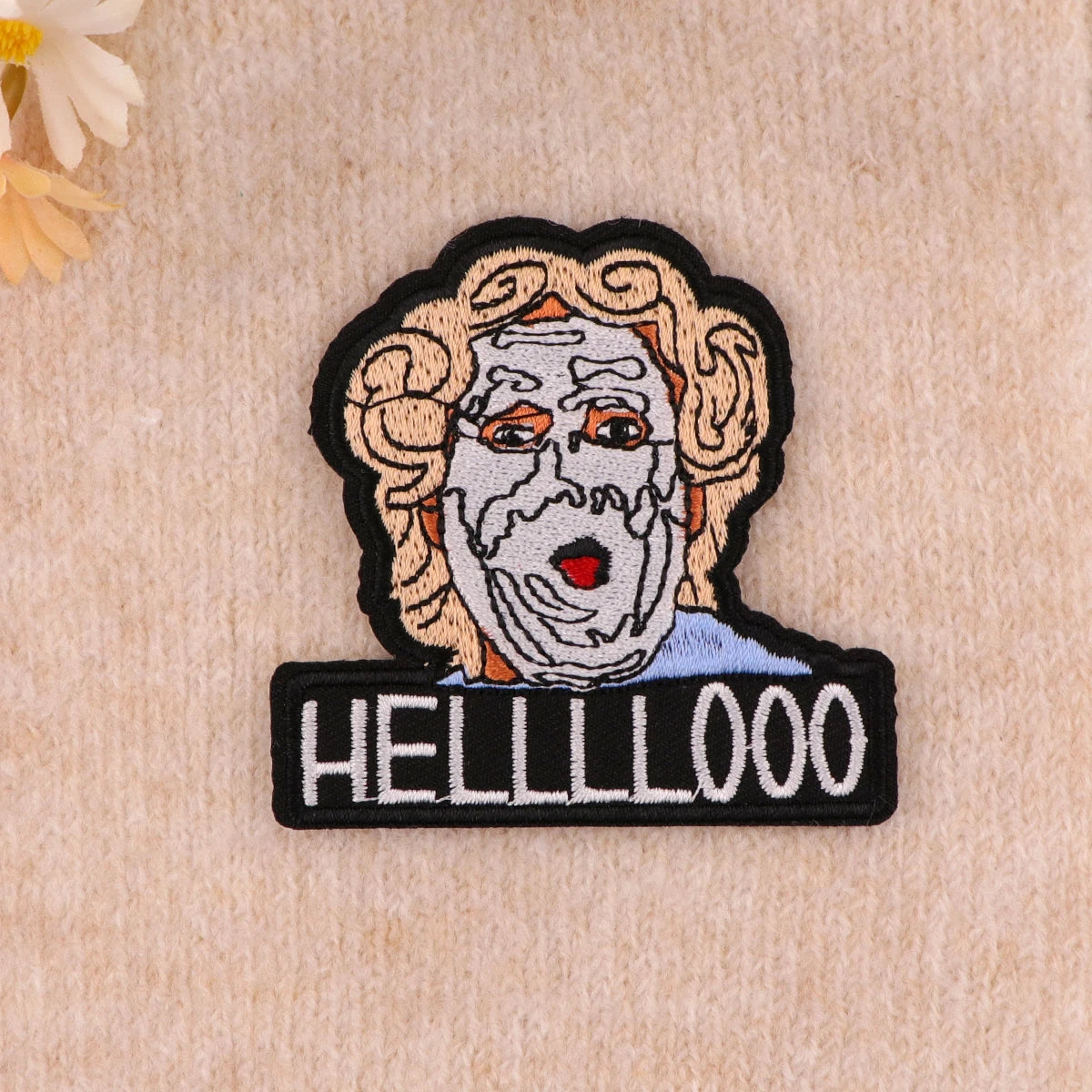 Comedy Movie Iron On Patch Clothes Patch For Clothing Funny Embroidered Patch Garment Apparel Accessories Sewing Stickers