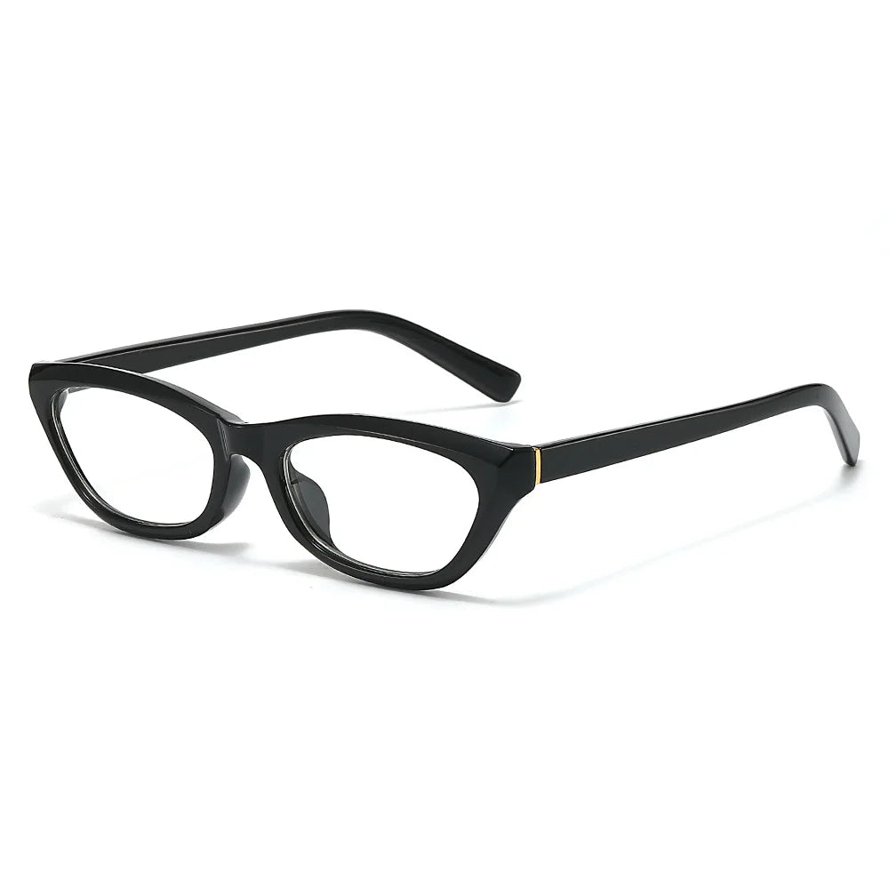 JNPCXI New Fashion Candy Color Small Black Tea Cat Eye Women Sunglasses UV400 Retro Men Sun Glasses