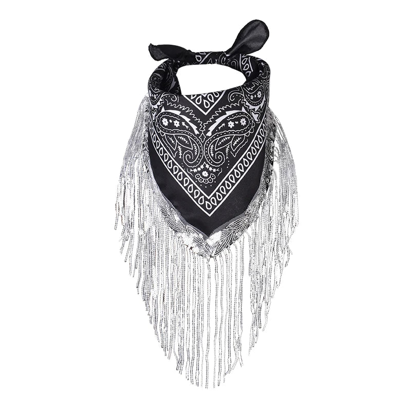 2023 New Vintage Paisley Tassel Scarf Fashion Ladies Wedding Party Scarf