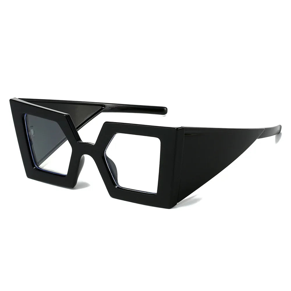 JNPCXI New Y2K Punk Square Sunglasses Women Luxury Big Frame Vintage Sun Glasses For Ladies Fashion Outdoor Shades UV400