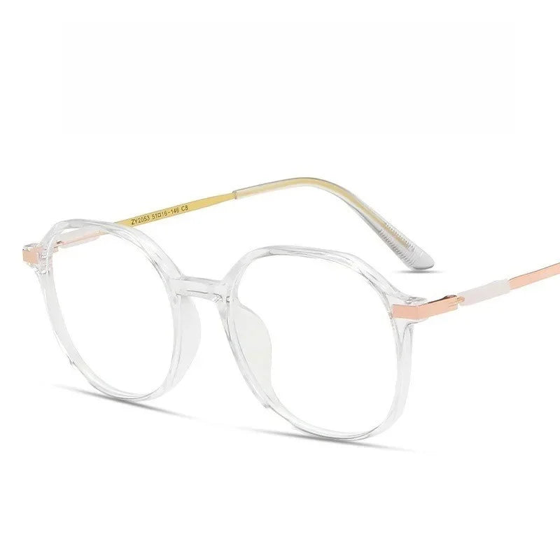 New Women's Flat Mirror Polygonal Women's Decorative Glasses Frame Suitable for Daily Wearing in Photography