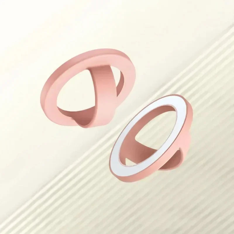 Silicone Magnetic Ring Phone Stand Free Delivery Of Magnetic Rings 360° Rotation Lazy Finger Holder For iPhone 16 -12 Pro Max