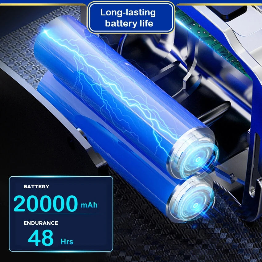 1000m High-beam Headlight Flashlight, rechargeable waterproof Emergency Headlamp