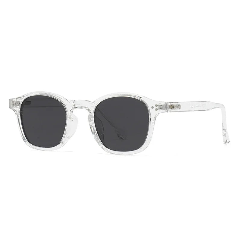 JNPCXI Polarized Vintage Rivets Polygon Round Women Sunglasses Fashion Men Shades UV400