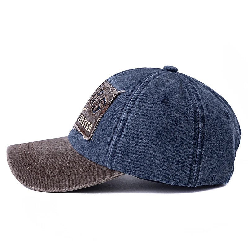 Washed Cotton Vintage Baseball Cap TEXAS Letter Embroidery Outdoor Sport Dad Hat