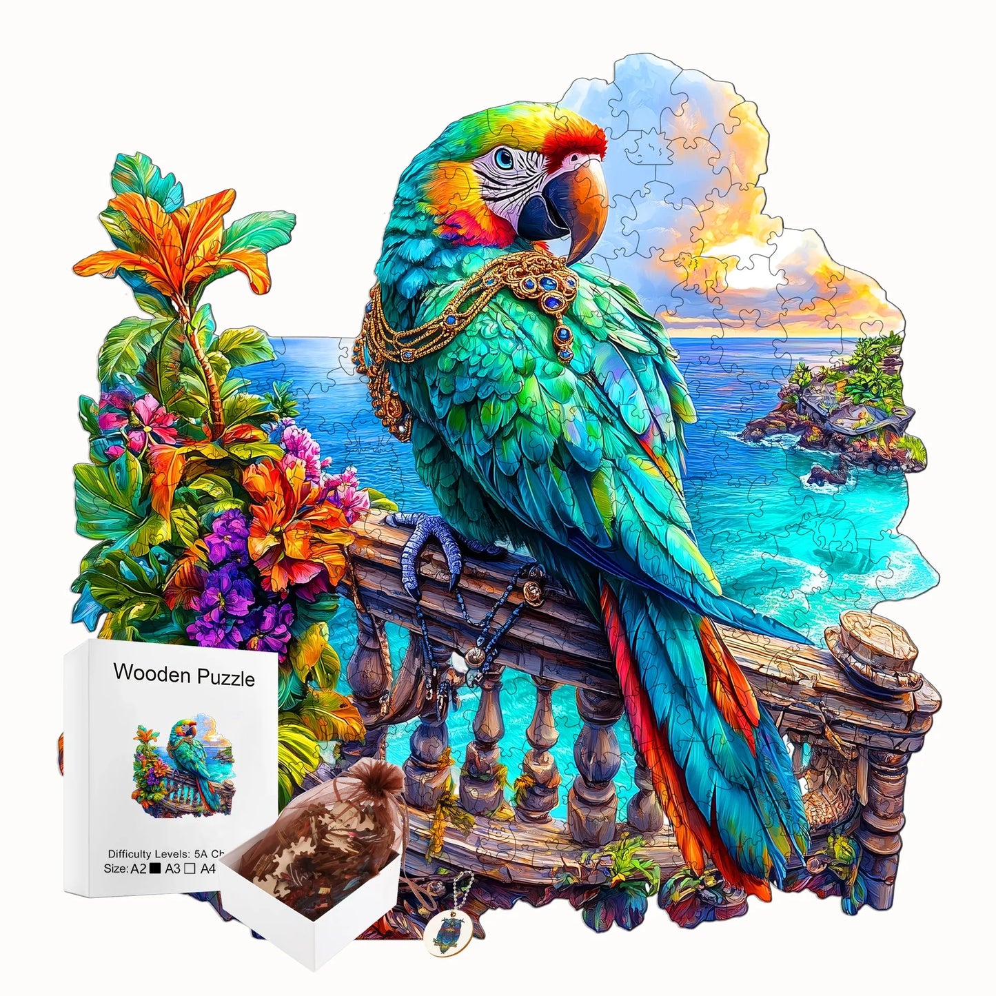 Marvellous Wooden Puzzle Unique Style Wooden Decor Christmas and Halloween Gift Toy for Teen and Kid