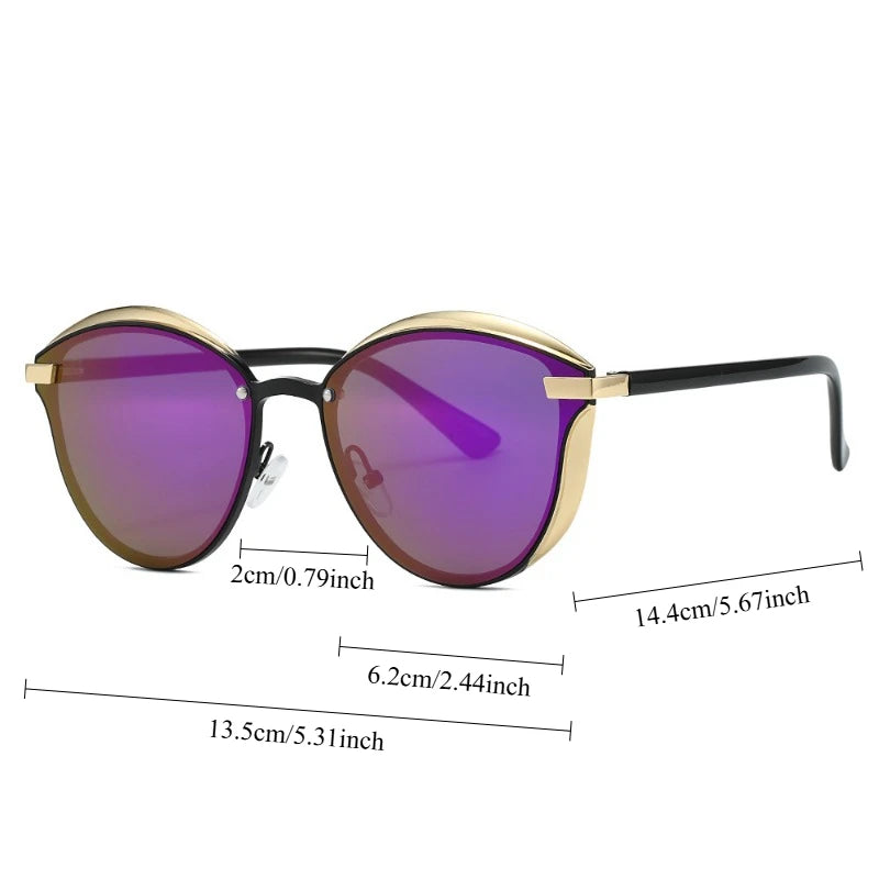 Trendy Polarized Sunglasses Retro Personalized Face Highlighting Sunglasses Women's Fashion Sunglasses