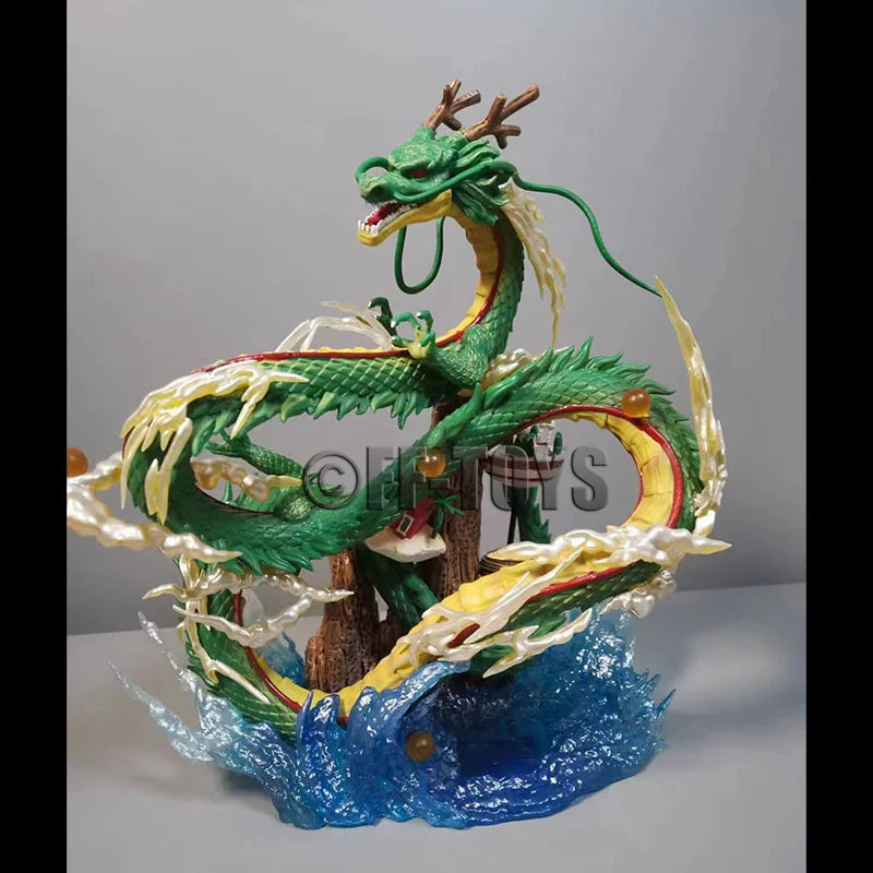 Anime Dragon Ball Z Shenron Figure with kid goku Figurine PVC Action figures GK Statue DBZ Shenlong Collectible Model Toys Gifts