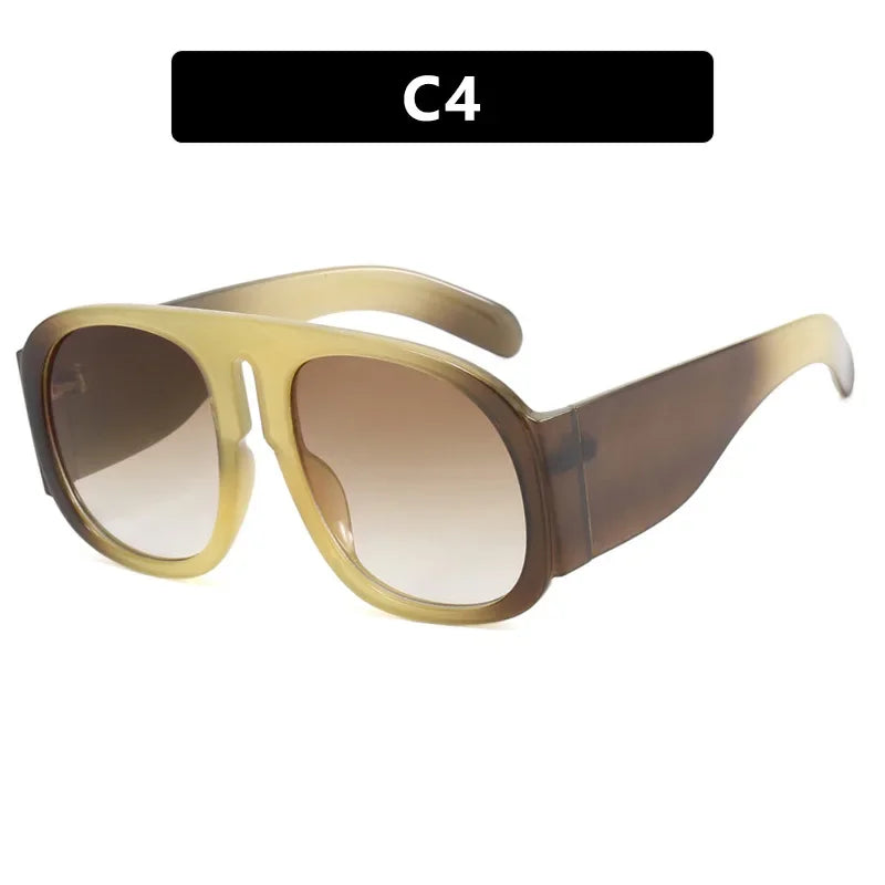 JNPCXI Goggles Oversized Glasses Frame Women One Piece Optical Shades Men Luxury Eyeglasses Frame Men Computer Glasses