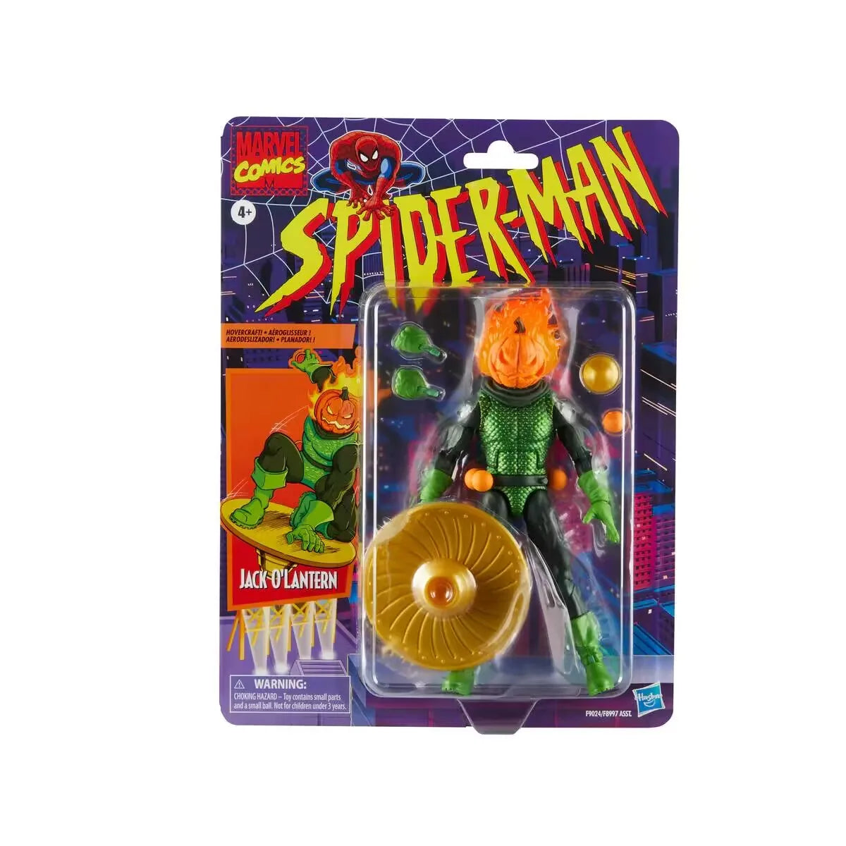 Marvel Legends Retro Spider-shot Scarlet Last Stand Spiderman  Jack O'lantern Hallows' Eve Tombstone 6" Action Figure Toy