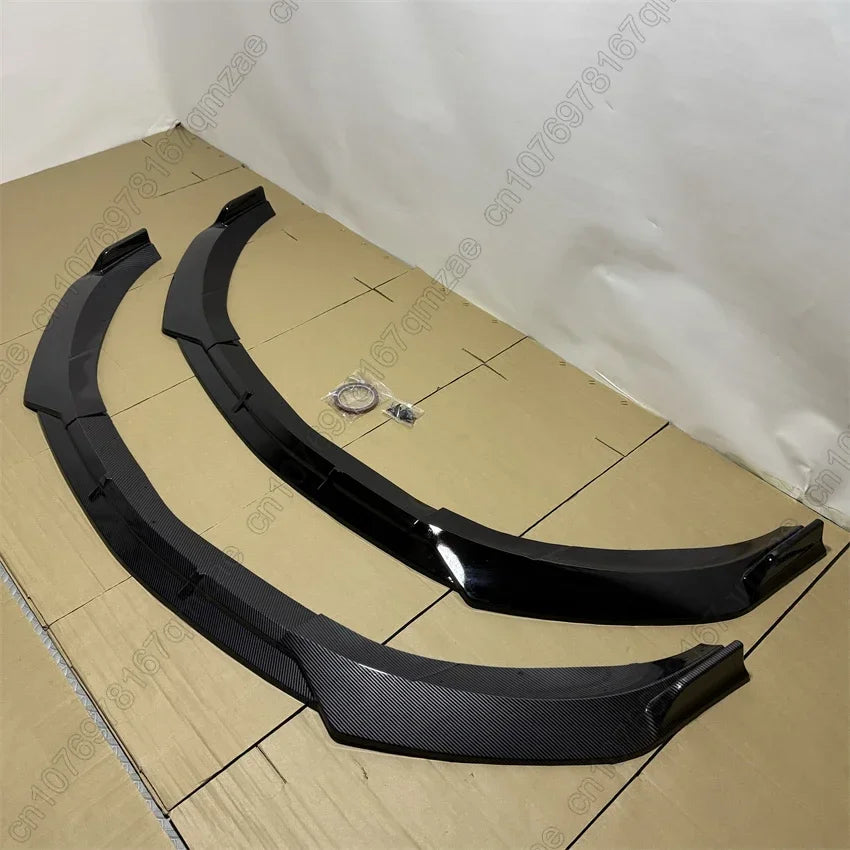 For Mercedes Benz CLA Class C117 W117 CLA200 220 250 A45 AMG 2016-2019 Car Front Bumper Splitter Lip Spoiler Diffuser Body kit