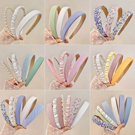 3pcs Korean Style Elegant Headband for Women Face Wash Hair Band Fashion Girls Hair Accessories